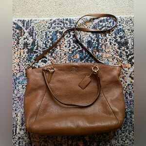 Brown Leather Coach Purse